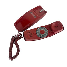 Load image into Gallery viewer, Red 1970s Landline Phone