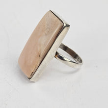 Load image into Gallery viewer, Pink Rectangle Statement Ring