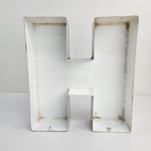 Load image into Gallery viewer, Aluminum Letter H Sign