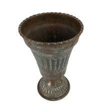 Load image into Gallery viewer, Tinned Copper Chalice Vase