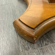 Load image into Gallery viewer, Travertine Top Pedestal Table