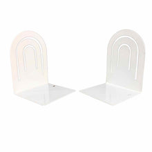 Load image into Gallery viewer, Modern White Arch Bookends