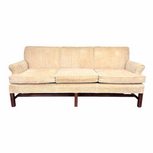 Load image into Gallery viewer, Cut Velvet Tan Couch