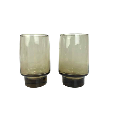 Smoky Glass Tumblers