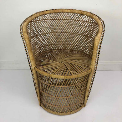 Rattan Barrel Chair