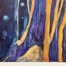 Load image into Gallery viewer, Abstract Trees Watercolor Painting