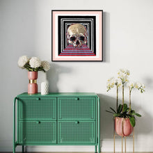 Load image into Gallery viewer, Come Closer Geometric Skull Print