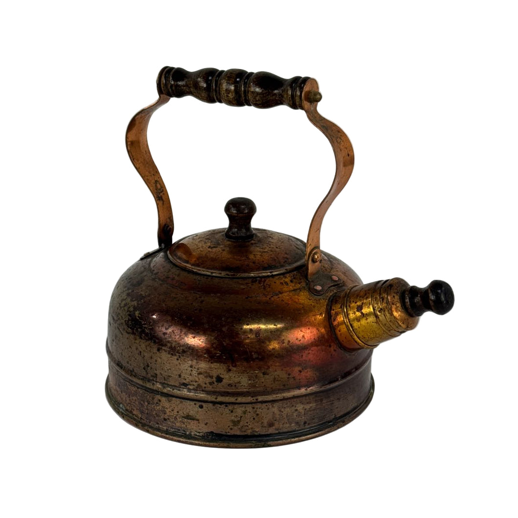 Copper Finish Tea Pot