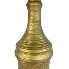Load image into Gallery viewer, Mid-Century Gold Pottery Lamp