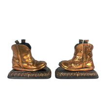 Load image into Gallery viewer, Bronzed Cowboy Boots