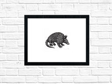 Load image into Gallery viewer, Armadillo Block Print