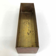 Load image into Gallery viewer, Brass Rectangular Planter