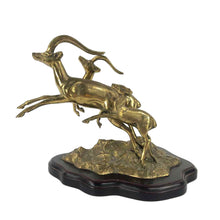 Load image into Gallery viewer, Brass Antelope Family