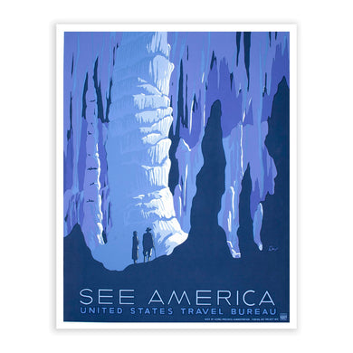 See America Carlsbad Caverns Print