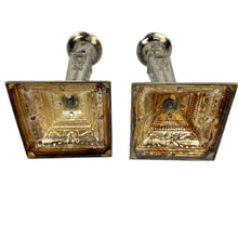 Load image into Gallery viewer, Silver Candleholders