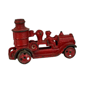 Cast Iron Fire Truck Toy