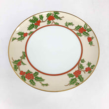 Load image into Gallery viewer, Christmas Holly Porcelain Cake Stand