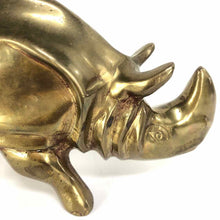 Load image into Gallery viewer, Brass Rhinoceros