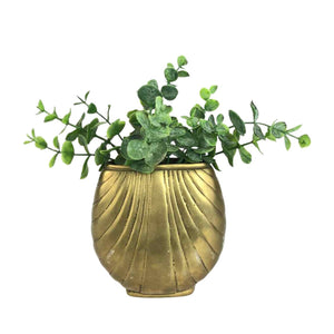 Brass Shell Vase