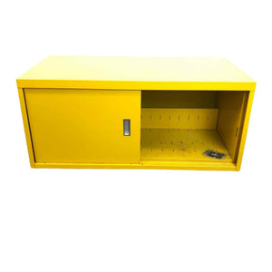 Yellow Metal Cabinet