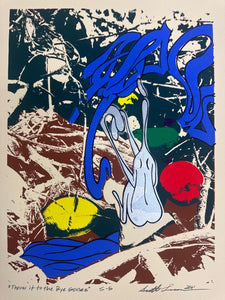 Throw it to the Bye Gones Print
