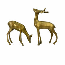 Load image into Gallery viewer, Brass Deer Pair