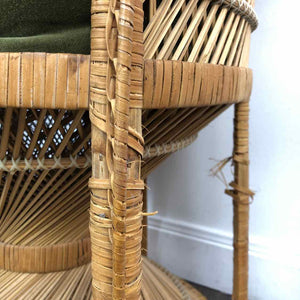 Large Woven Peacock Chair
