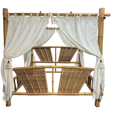 Bamboo King Canopy Bed