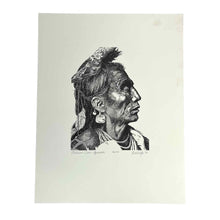 Load image into Gallery viewer, Medicine Crow Native Portrait Print