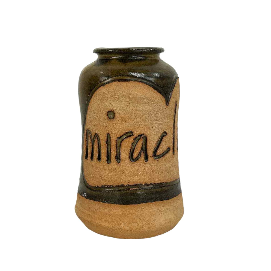 Miracles Pottery Jar