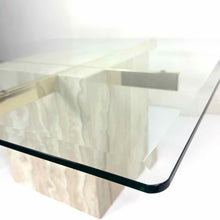 Load image into Gallery viewer, Travertine Coffee Table