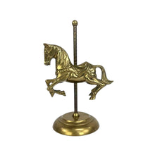Load image into Gallery viewer, Brass Carousel Horse