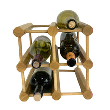 Load image into Gallery viewer, Wooden Dowel Wine Rack