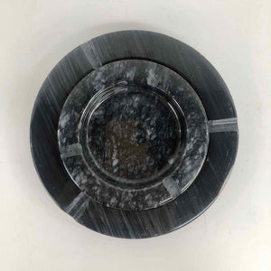 Dark Gray Stone Ashtrays