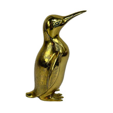 Load image into Gallery viewer, Large Brass Penguin