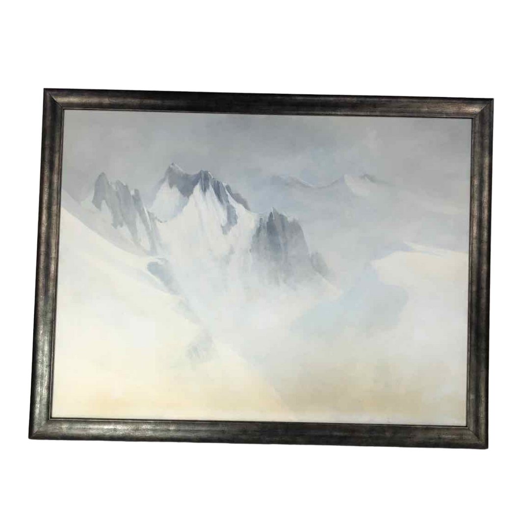 Winter Mountains Painting
