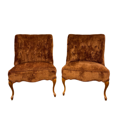 Brown Velvet Chairs