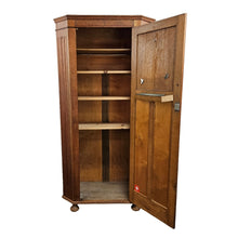 Load image into Gallery viewer, Antique Oak Hall Wardrobe