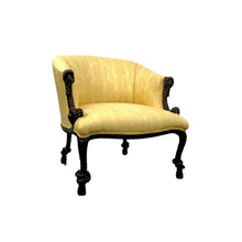 Load image into Gallery viewer, Yellow Barrel Chair