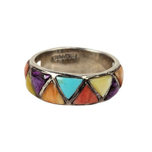 Load image into Gallery viewer, Multicolor Inlaid Stone Ring