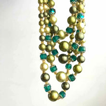 Load image into Gallery viewer, Green Statement Necklace