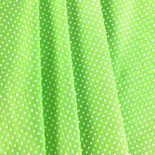 Load image into Gallery viewer, Dotted Swiss Green Tablecloth