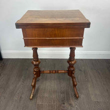 Load image into Gallery viewer, Antique Danish Sewing Table