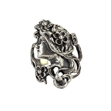 Load image into Gallery viewer, Art Nouveau Woman Ring