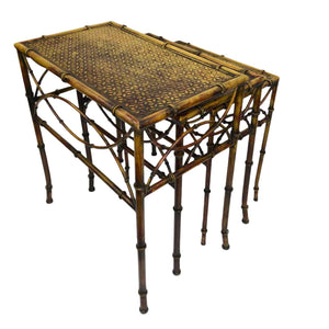 Embossed Metal Nesting Tables