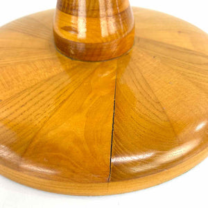 Turned Wooden Lamp