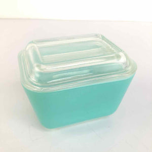 Small Turquoise Fridge Bin