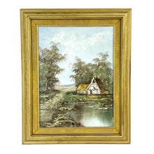 Load image into Gallery viewer, Farmhouse Pond Painting