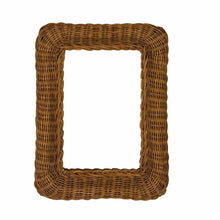 Load image into Gallery viewer, Wicker Wall Mirror