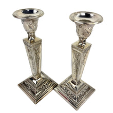 Load image into Gallery viewer, Silver Candleholders